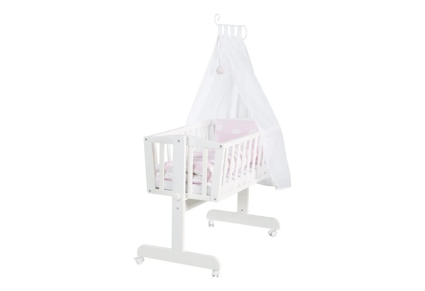 roba® Stubenwagen Kleine Wolke rosa, Komplettwiegenset - Bild 2