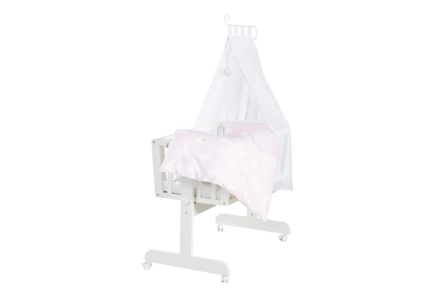 roba® Stubenwagen Kleine Wolke rosa, Komplettwiegenset - Bild 3