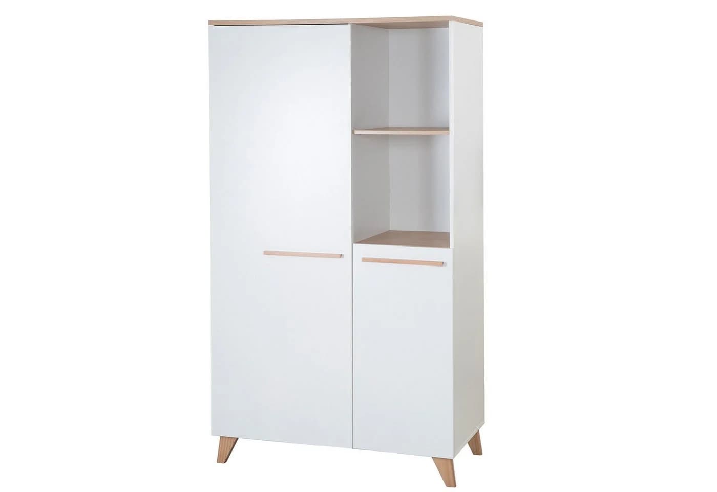 Roba Kinderkleiderschrank Leon 2-türig Weiß - Bild 2