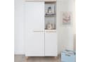 Roba Kinderkleiderschrank Leon 2-türig Weiß Bild 3