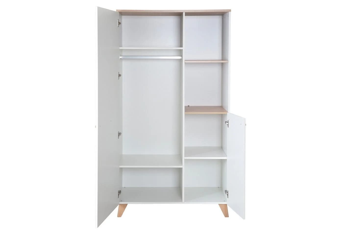 Roba Kinderkleiderschrank Leon 2-türig Weiß - Bild 5