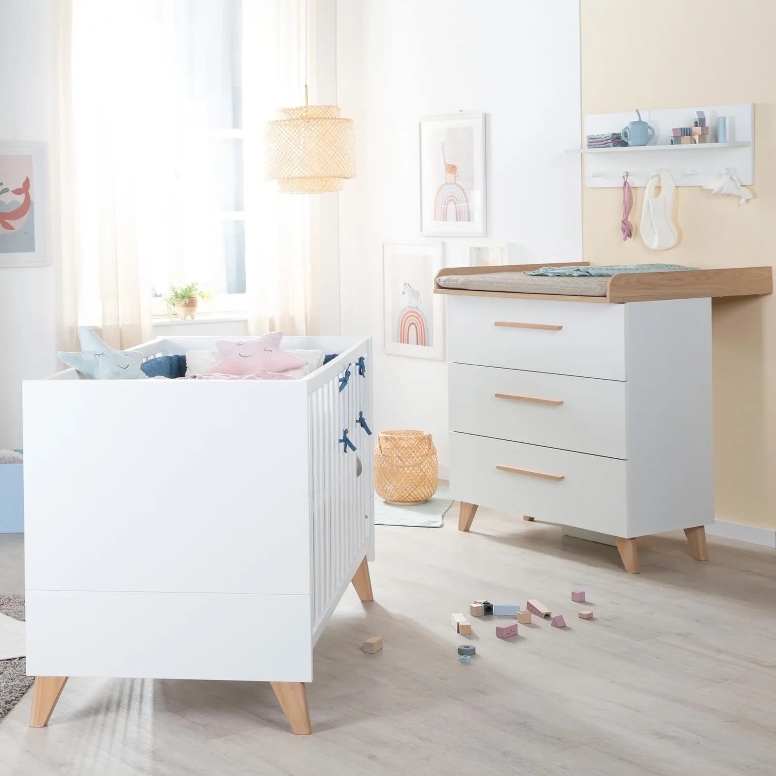 Roba BABYMÖBEL SET Leon 2-teilig Weiß