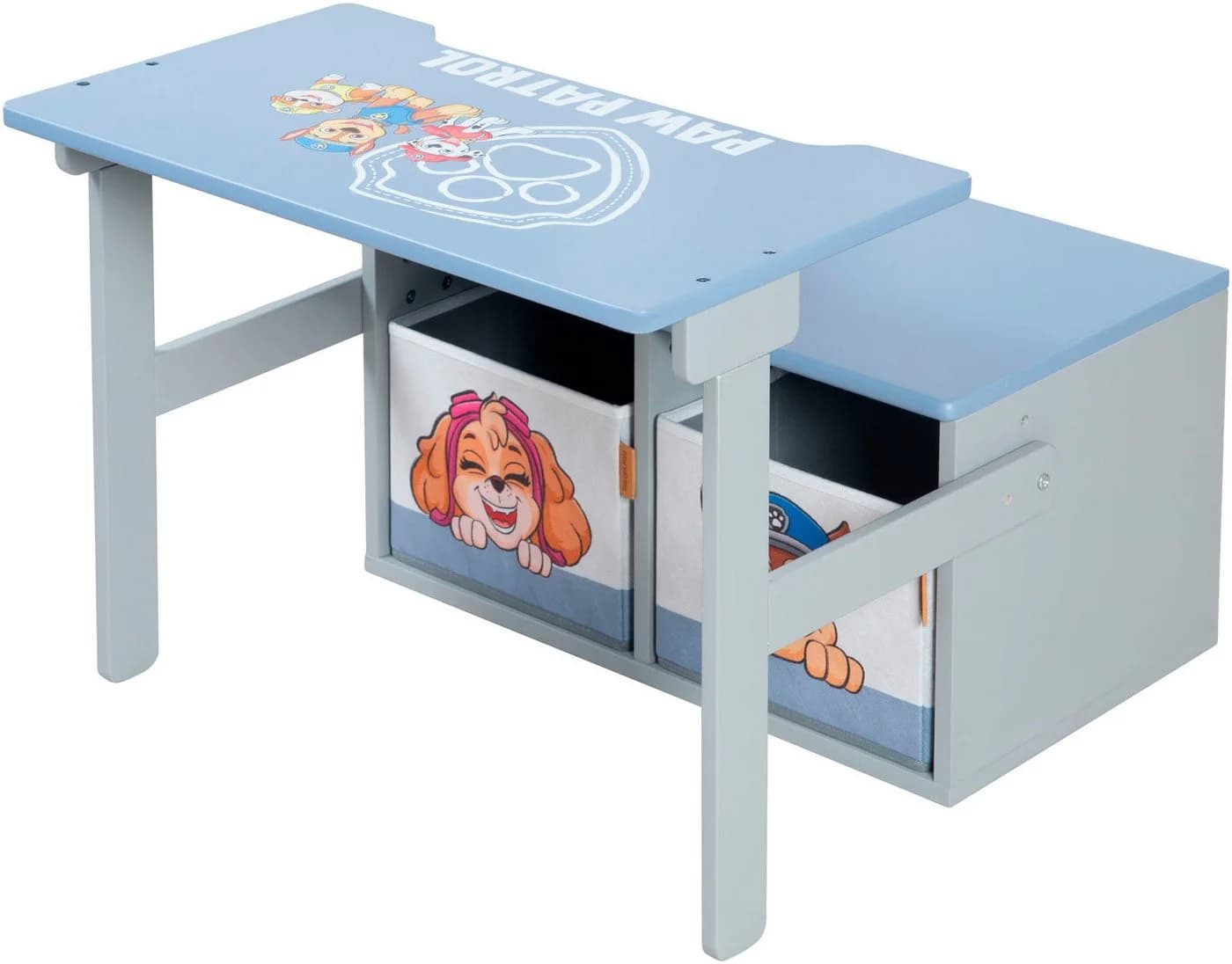 ROBA Paw Patrol Sitzbank Blau mit 2 Aufbewahrungsboxen - Bild 3