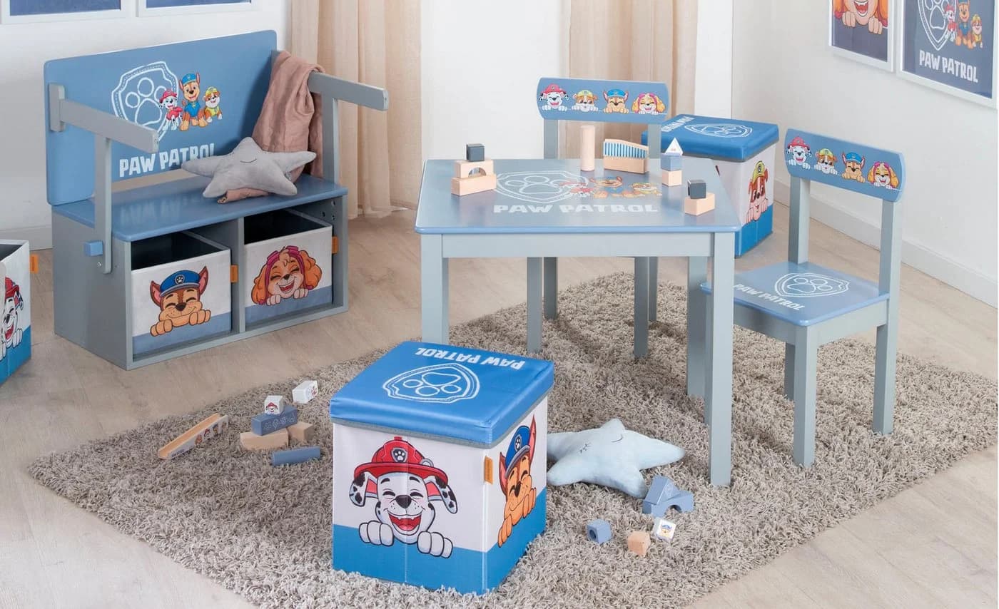 ROBA Paw Patrol Kindersitzgruppe 3-tlg. Blau mit Tisch und 2 Stühlen - Bild 5