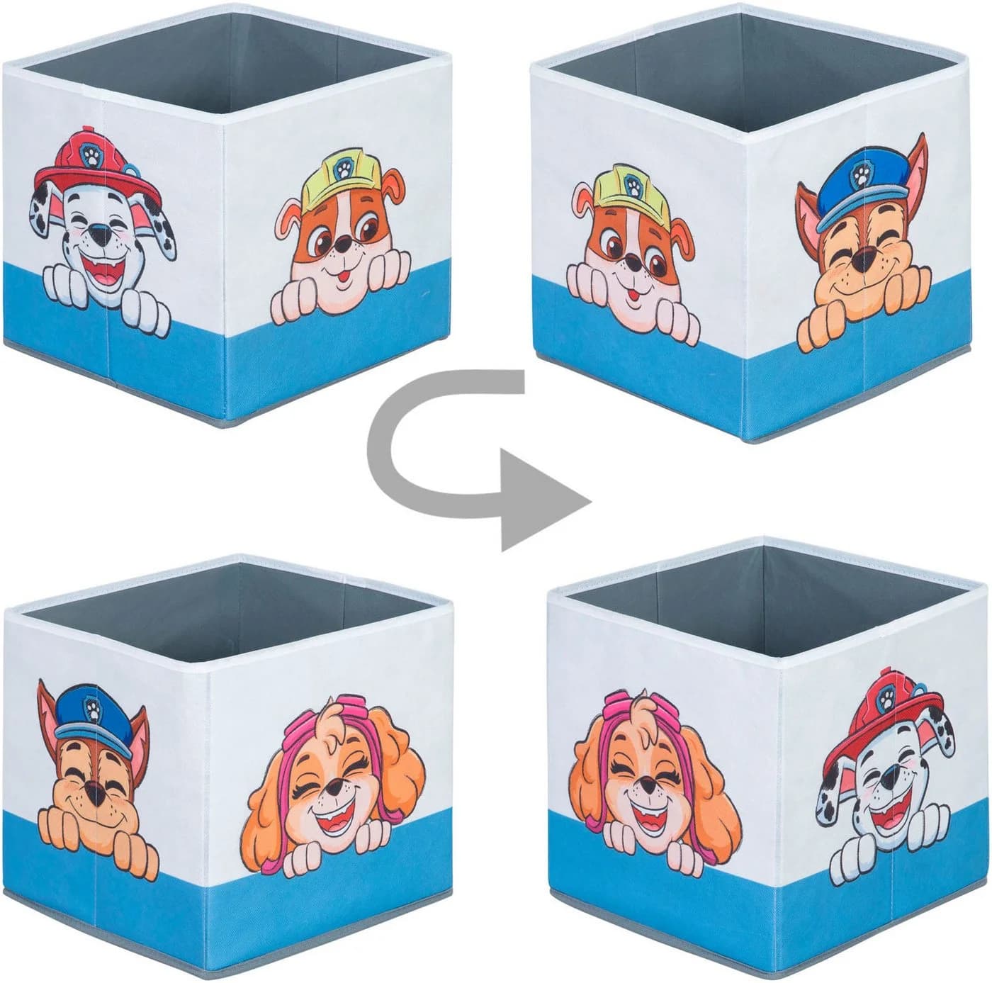 roba® Aufbewahrungsbox Paw Patrol Set Bunt Canvas