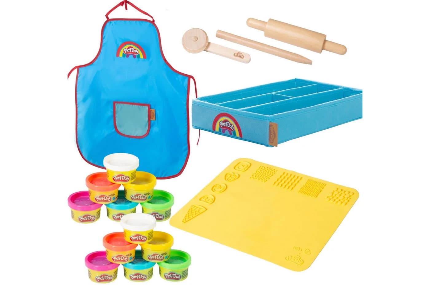 roba® Knete roba x Play-Doh Nachhaltiges Spielset XXL mit 12 Dosen & 3D-Matte - Bild 4