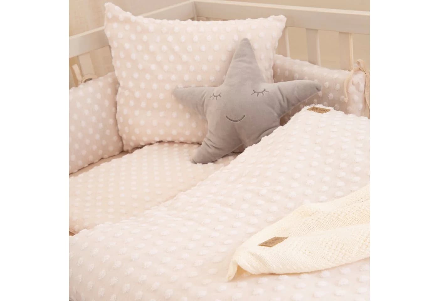 roba® Kinderbettwäsche Lil Planet Bio-Baumwolle Jersey Beige
