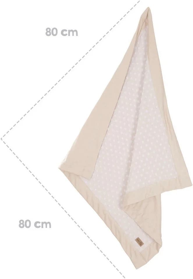 Roba Babydecke Frosty Almond Beige 80x80 cm Baumwolle Polyester - Bild 4