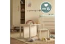 roba® Wendehocker mit 3 Sitzhöhen Beige Kinderhocker Bild 4
