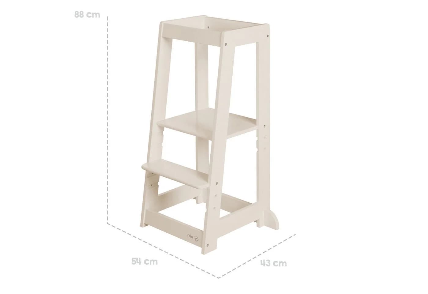 roba® Montessori Lernturm Monti Step Tritthocker Kinder - Bild 5