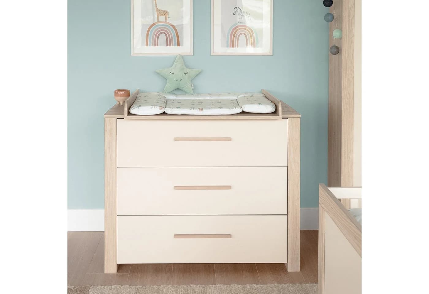roba® Babymöbel-Set Momo Beige Holz - Bild 5
