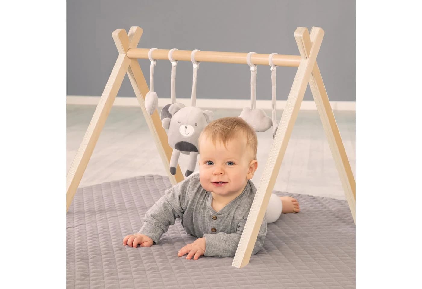 roba® Greifspielzeug Baby-Spieltrapez Greiftrainer Montessori - Bild 5