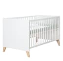 roba® Babybett Leon - Babybett mit 3 Schlupfsprossen & 3-fach höhenverstellbar Bild 2