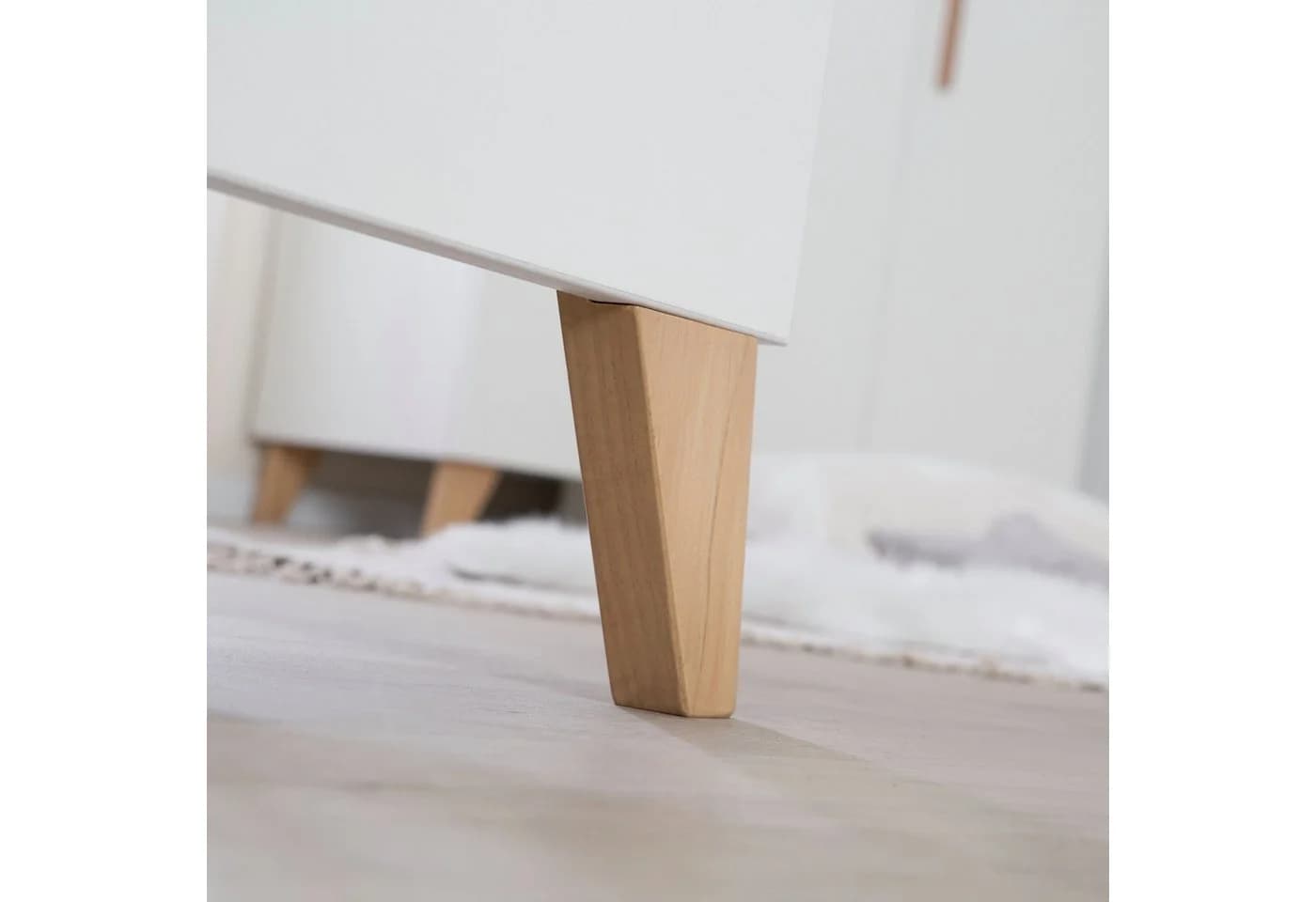 roba® Babybett Leon - Babybett mit 3 Schlupfsprossen & 3-fach höhenverstellbar - Bild 4