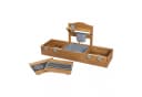 roba® Sandkasten Tiny 2-in-1 Balkonsandkasten mit Matschküche Massivholz Bild 4