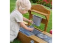 roba® Sandkasten Tiny 2-in-1 Balkonsandkasten mit Matschküche Massivholz Bild 5