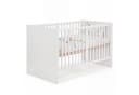 roba® Babybett 70x140 cm höhenverstellbar weiß Holz Bild 2