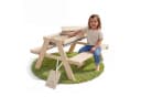 roba® Garten-Kindersitzgruppe Outdoor+ Massivholz mit Spielwannen Bild 2