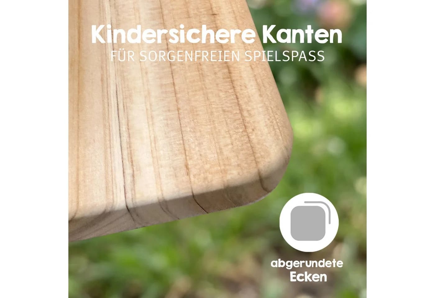 roba® Garten-Kindersitzgruppe Outdoor+ Massivholz mit Spielwannen - Bild 5