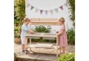 roba® Outdoor-Spielküche FUN Massivholz Beige mit abnehmbarer Abdeckung Bild 1
