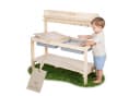 roba® Outdoor-Spielküche FUN Massivholz Beige mit abnehmbarer Abdeckung Bild 2