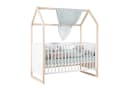 roba Babybett Noah 70x140 cm Weiß höhenverstellbar mitwachsend Bild 2