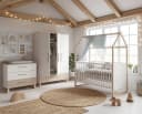 roba Babybett Noah 70x140 cm Weiß höhenverstellbar mitwachsend Bild 3