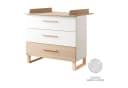 roba® Babymöbel-Set Noah Weiß Massivholz Füße Bild 4