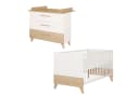 roba® Babymöbel-Set Theo Weiß Ulme Massivholz Bild 1