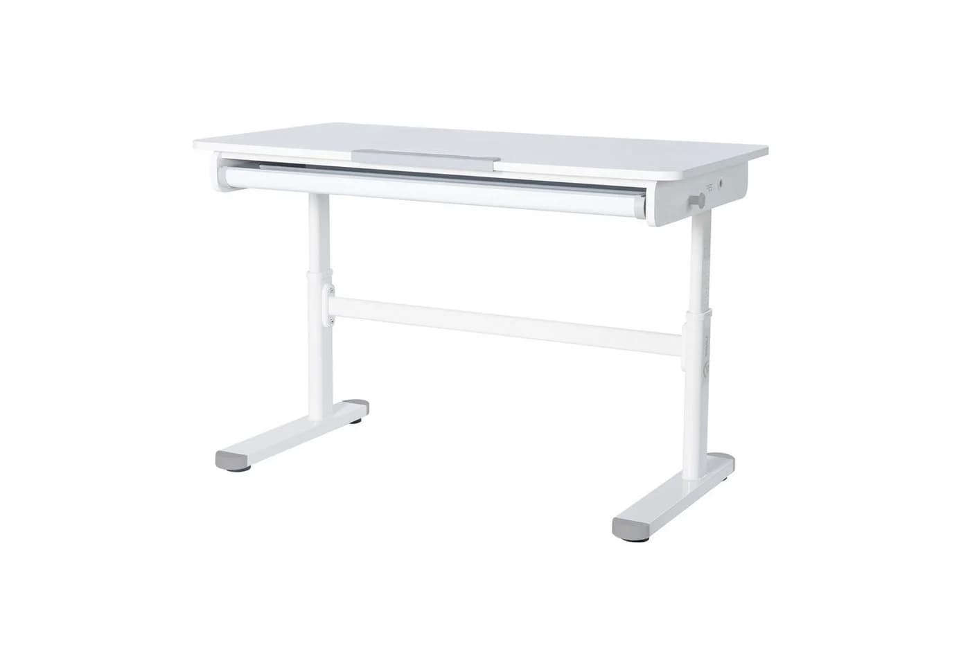 roba® Kinderschreibtisch Smart Grow höhenverstellbar mit Schublade Weiß - Bild 2