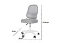 roba® Schreibtischstuhl Smart Grow 3D Grau/Weiß Ergonomischer Drehstuhl Bild 5