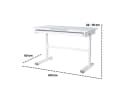 roba® Kinderschreibtisch Smart Grow höhenverstellbar neigbar weiß Bild 5