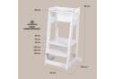 roba® Lernturm Hochstuhl 2in1 Sit & Step Weiß Bild 5