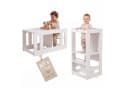 roba® Stehhilfe 2 in 1 Lernturm "Step & Play" Weiß Bild 2