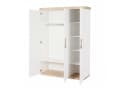 roba® Kleiderschrank Jimmy 3-Türer Weiß Soft Close Bild 5