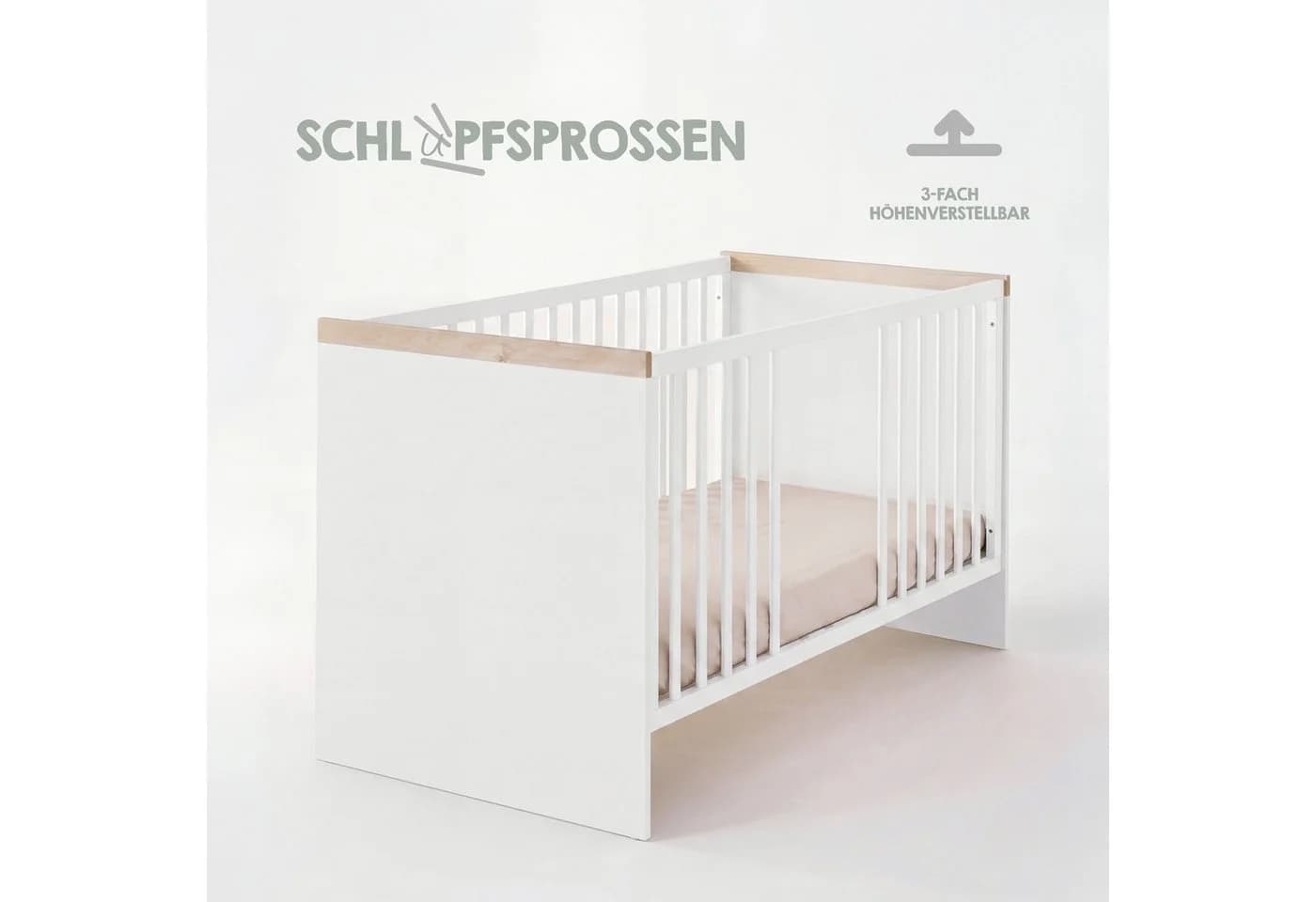 roba® Babyzimmer-Komplettset Jimmy 3-teilig Weiß - Bild 5
