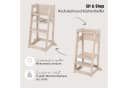 roba® Lernturm Hochstuhl 2in1 Sit & Step Weiß Holz Bild 1