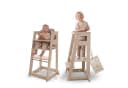 roba® Lernturm Hochstuhl 2in1 Sit & Step Weiß Holz Bild 2