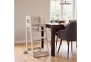 roba® Lernturm Hochstuhl 2in1 Sit & Step Weiß Holz Bild 4