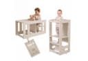 roba® Stehhilfe 2 in 1 Lernturm "Step & Play" Beige Bild 2