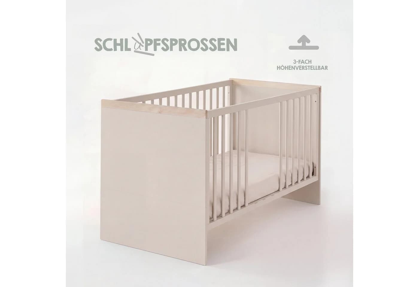roba® Babyzimmer-Komplettset Jimmy 3-teilig Beige - Bild 3