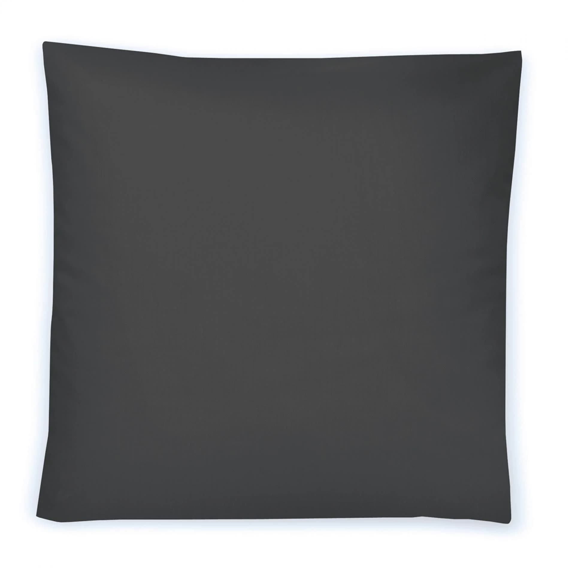 IRISETTE Kissenbezug Paris 8000 Grau Mako-Satin 100% Baumwolle