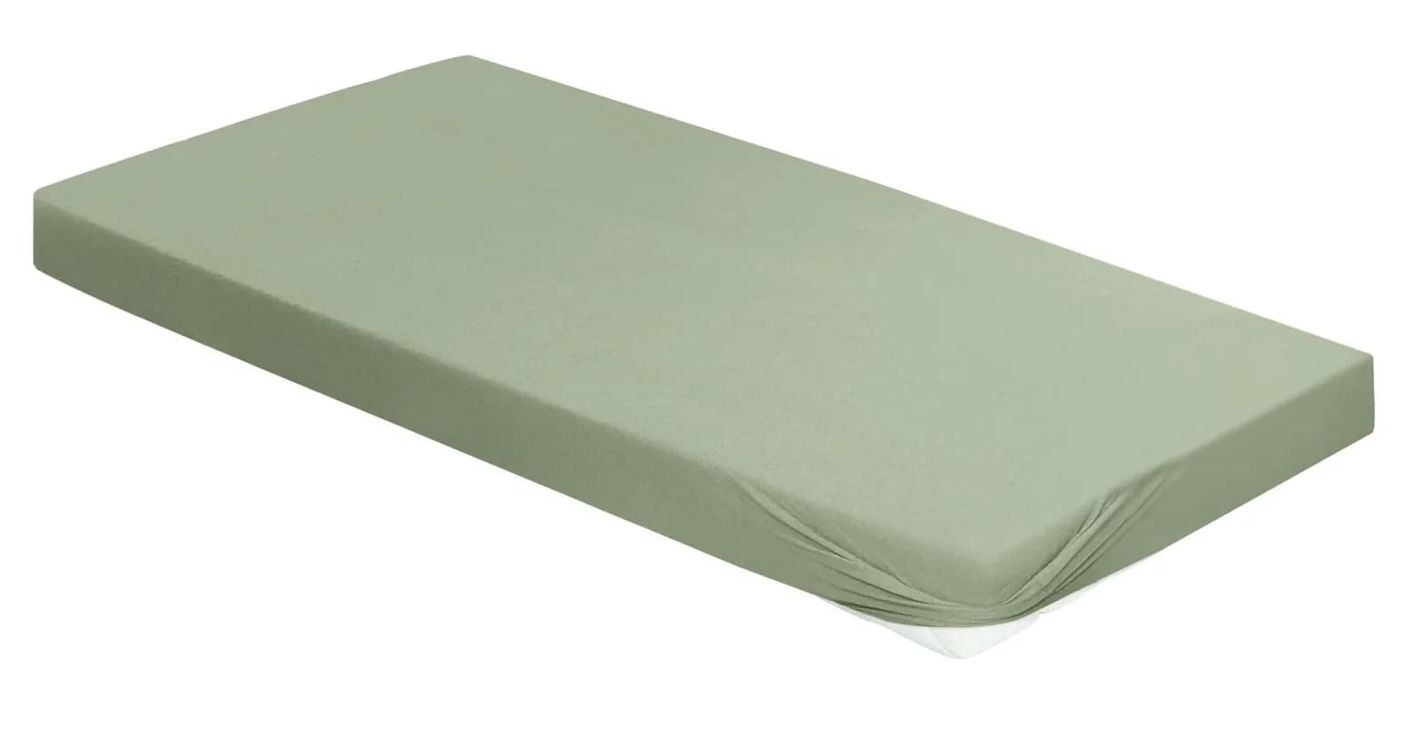 IRISETTE Spannbettlaken Vesuv 12 Salbei Jersey 100% Baumwolle