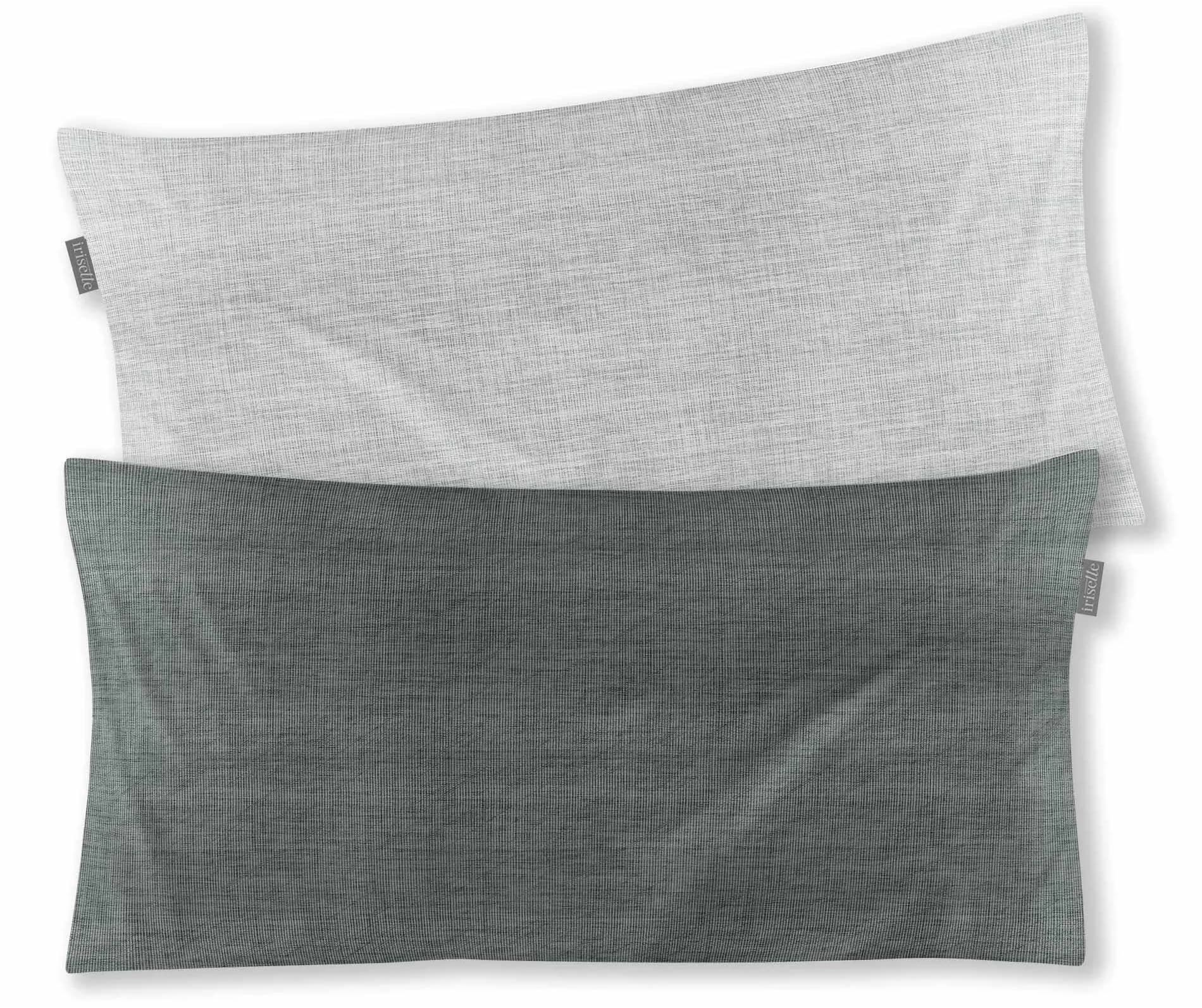 Irisette Kissenbezug Mako-Satin Salbei 40x80cm Baumwolle