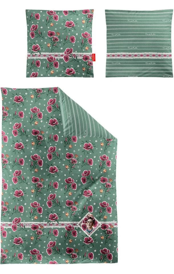 IRISETTE Bettwäsche Playa 8580 Grün Mako-Satin 100% Baumwolle