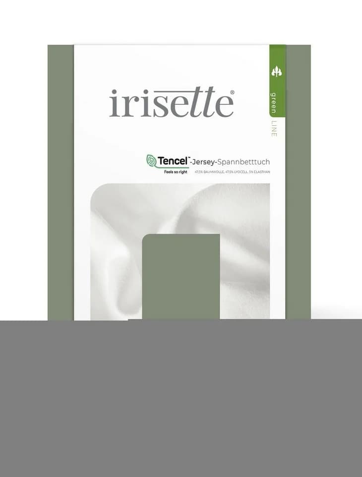 Spannbettlaken IRISETTE Erba 30 Grün 180x200 cm Baumwolle Lyocell Elasthan - Bild 5