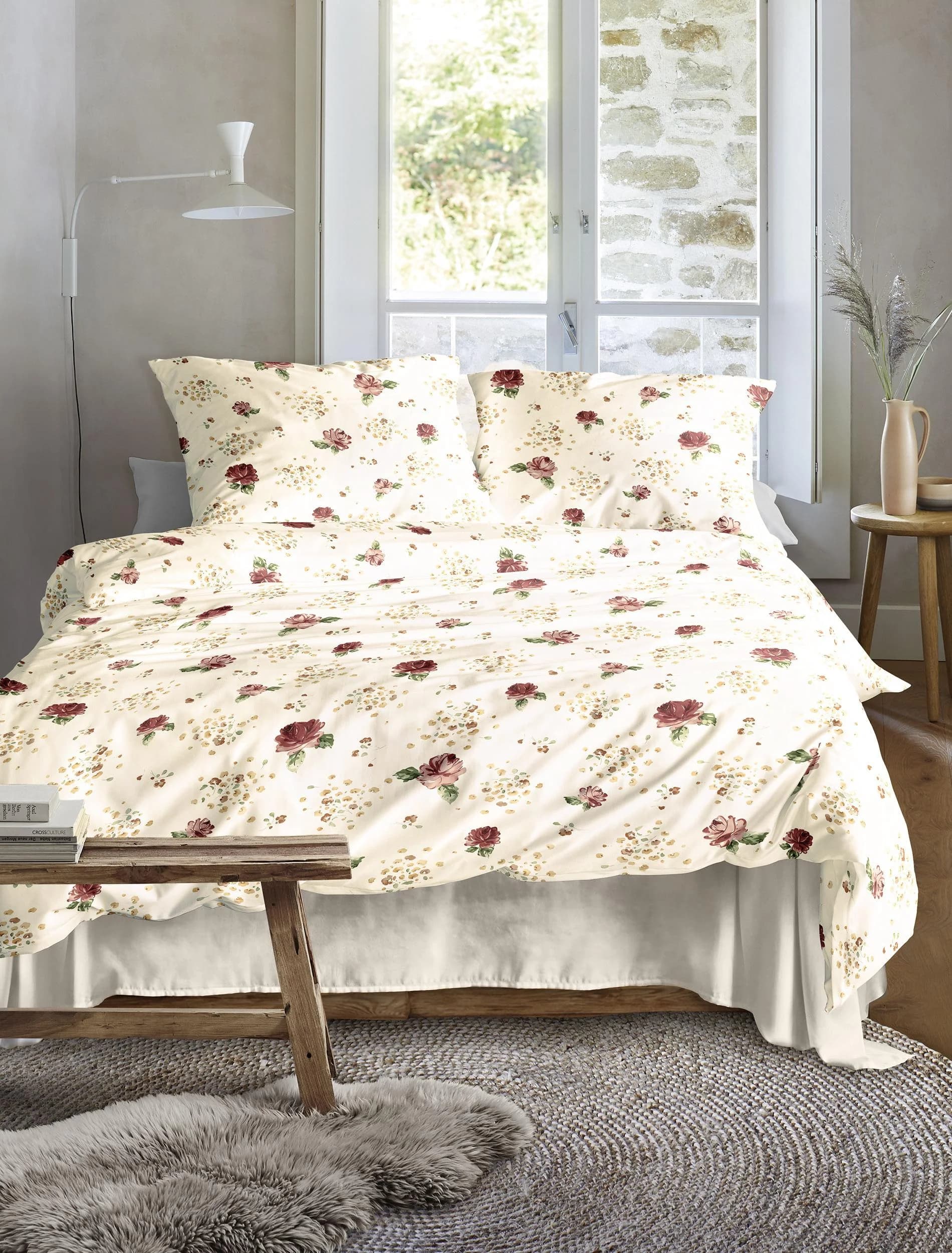 Bettwäsche IRISETTE Koala-J 8627 Rot 100% Baumwolle
