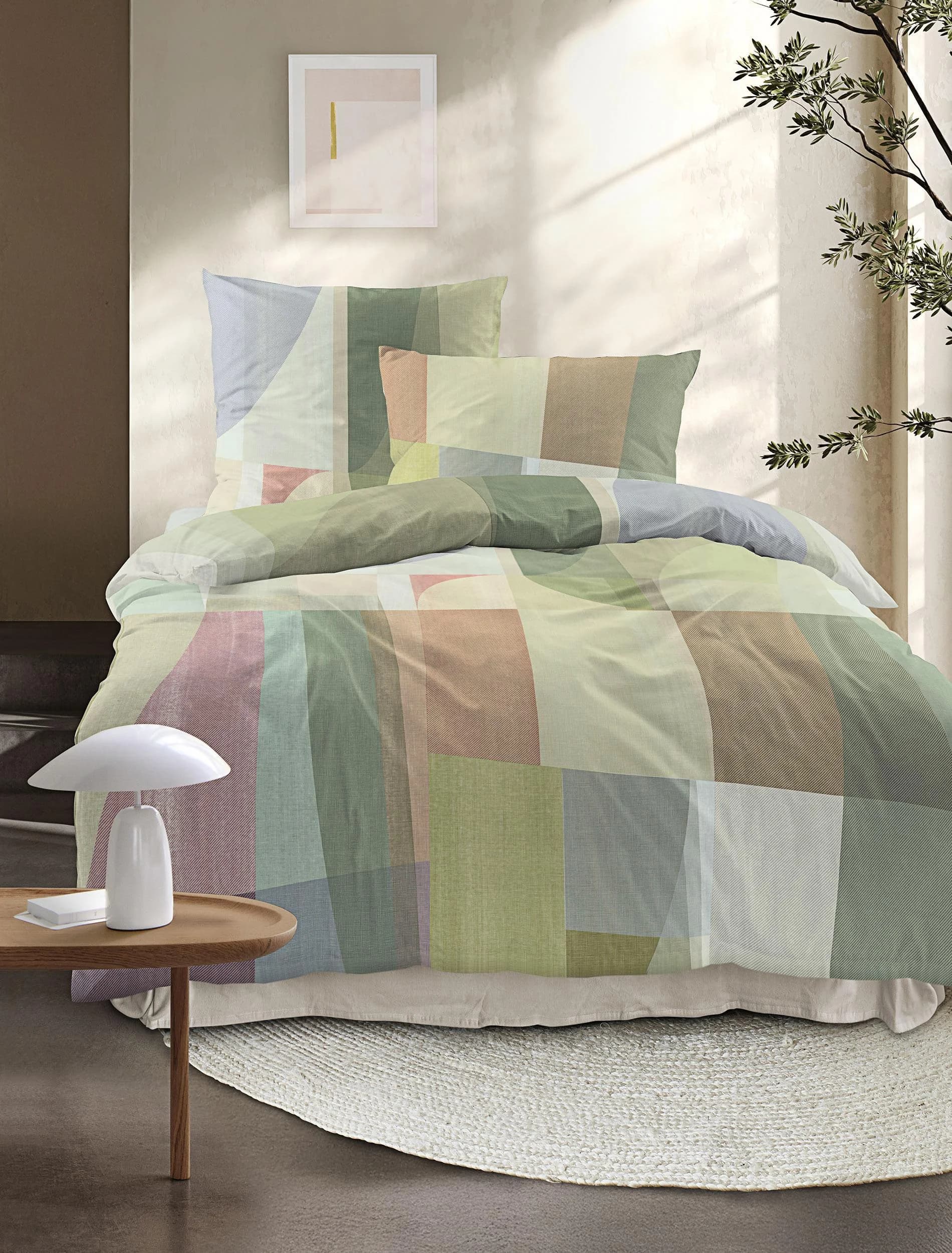Bettwäsche IRISETTE Lotus 8592 Salbei 100% Lyocell