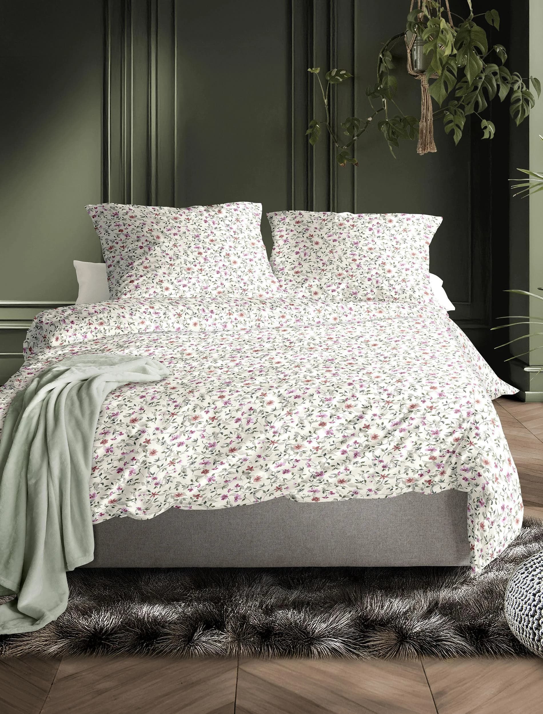 Irisette Bettwäsche Tokio 8567 Weiß Mako-Satin