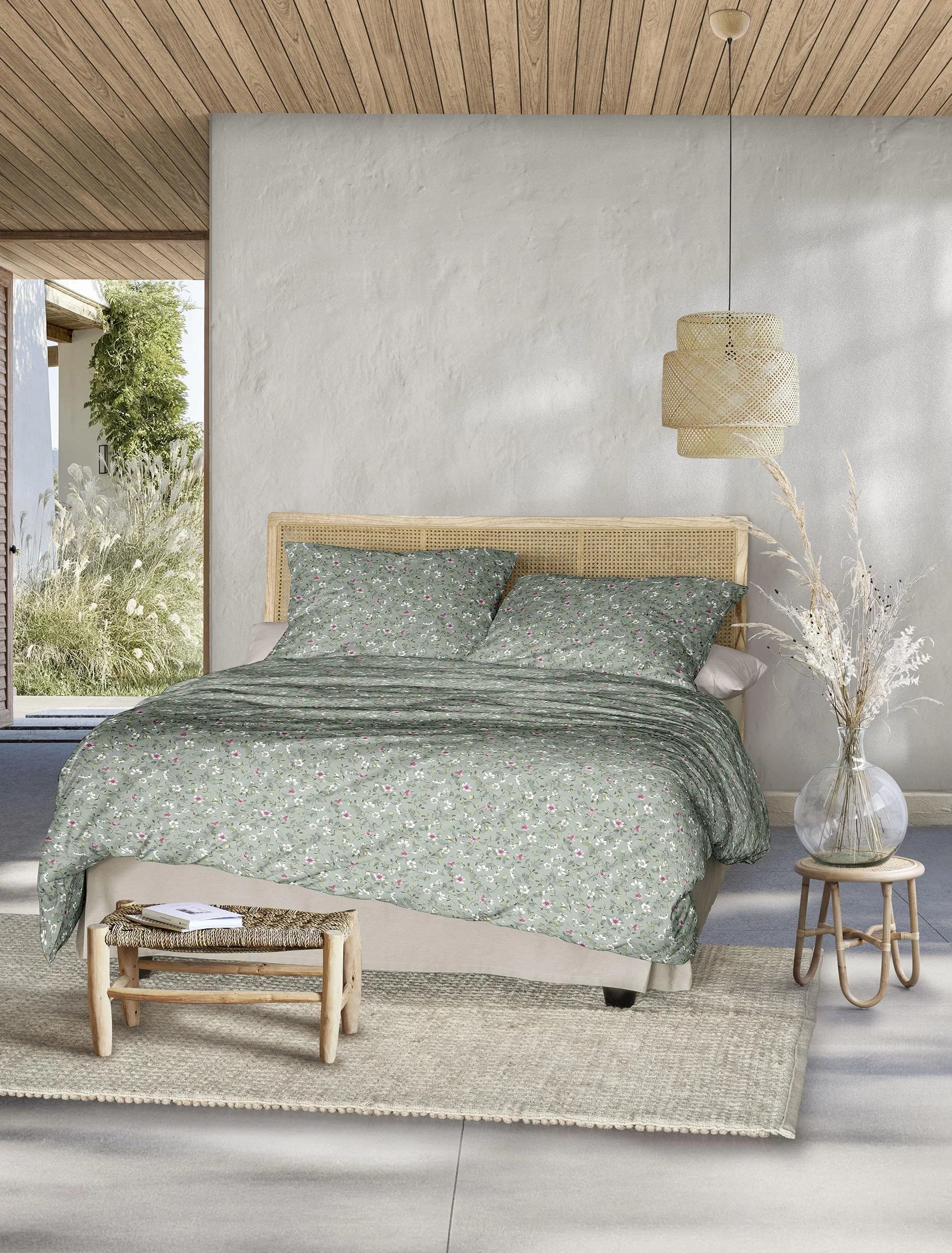 Irisette Bettwäsche Tokio 8567 Grün Mako-Satin